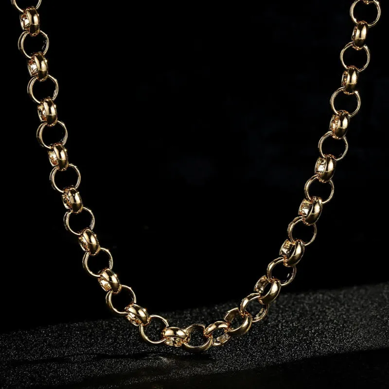 10mm Gold Filled Bonded Classic Belcher Chain 20 Inch