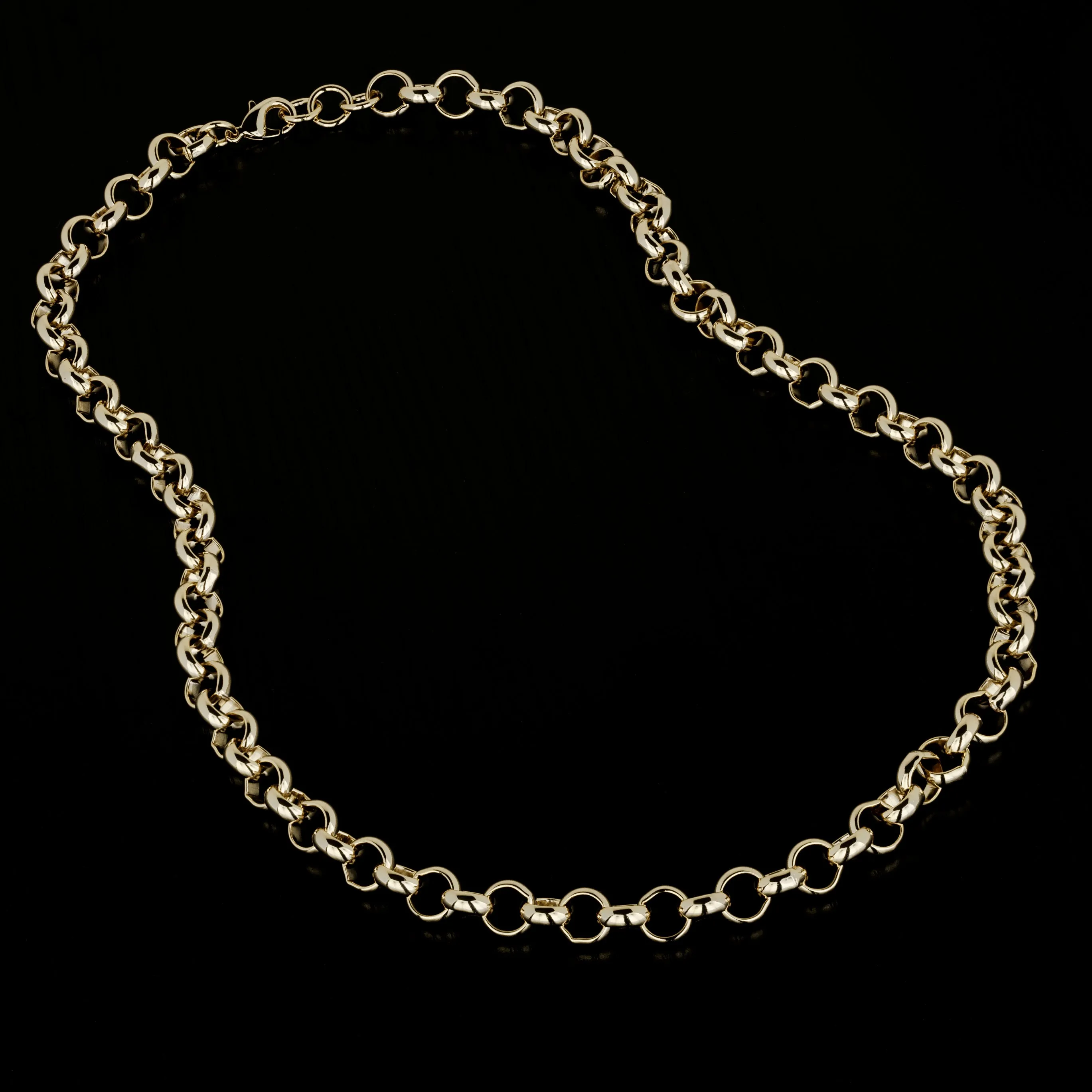 10mm Gold Filled Bonded Classic Belcher Chain 20 Inch