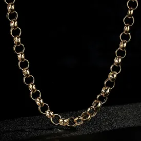 10mm Gold Filled Bonded Classic Belcher Chain 20 Inch