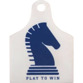 6-pk Classic Equine ID Tag, White