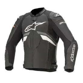 Alpinestars GP Plus R V3 Leather Jacket Black/Dark Gray/White