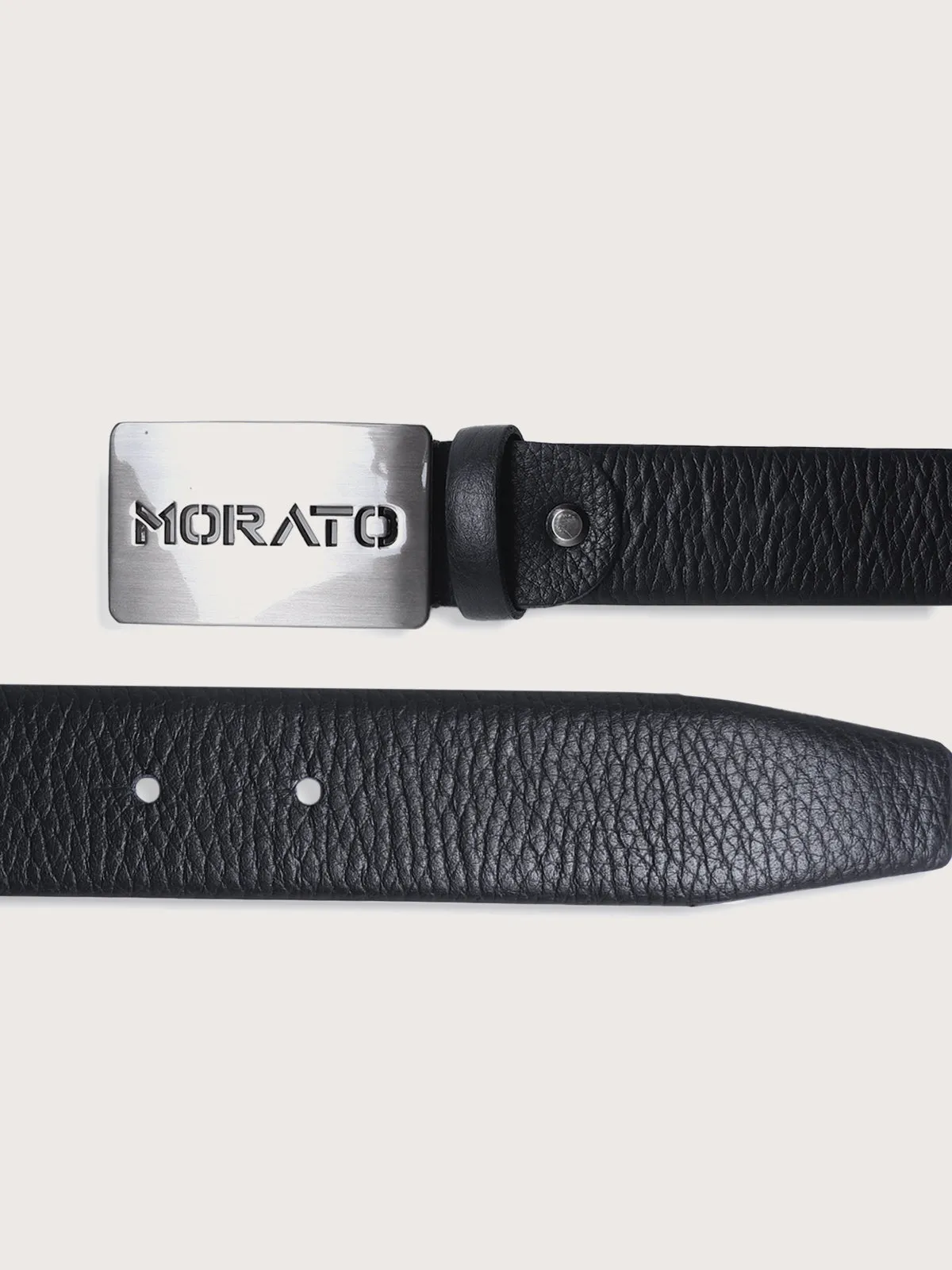 Antony Morato Men Push Pin Leather Belt