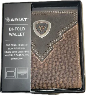 Ariat BI-Fold Leather Wallet-A35622282