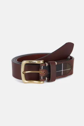 Barbour Tartan/Leather Belt