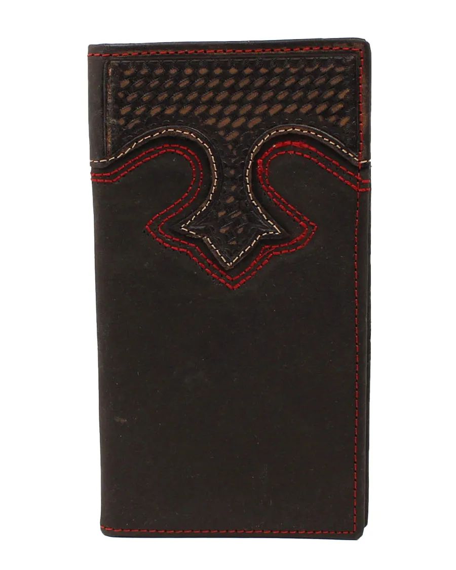 Basketweave Overlay Rodeo Wallet