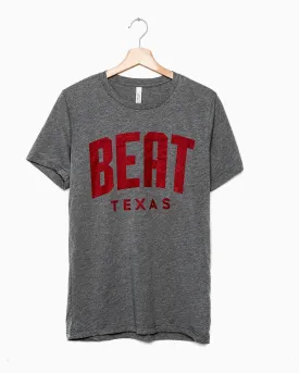 Beat Texas Gault Gray Tri-Blend Tee