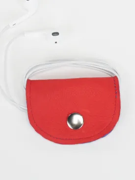 Bèl Mizik Earbud Holder, Road Rage Red