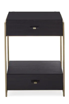 Black Ash Nightstand | Caracole Remix