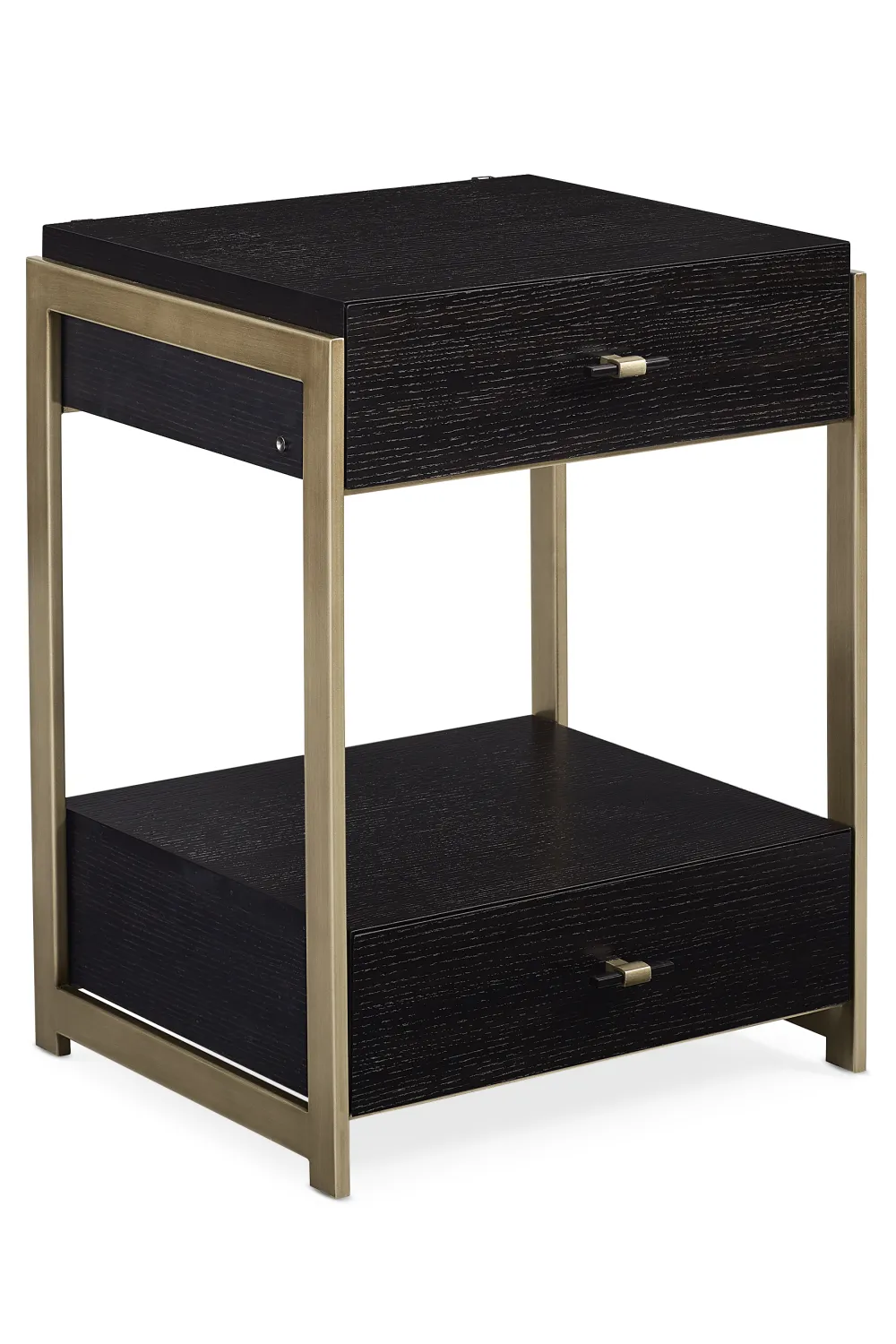 Black Ash Nightstand | Caracole Remix