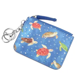 Card Case May Local Turtles Blue