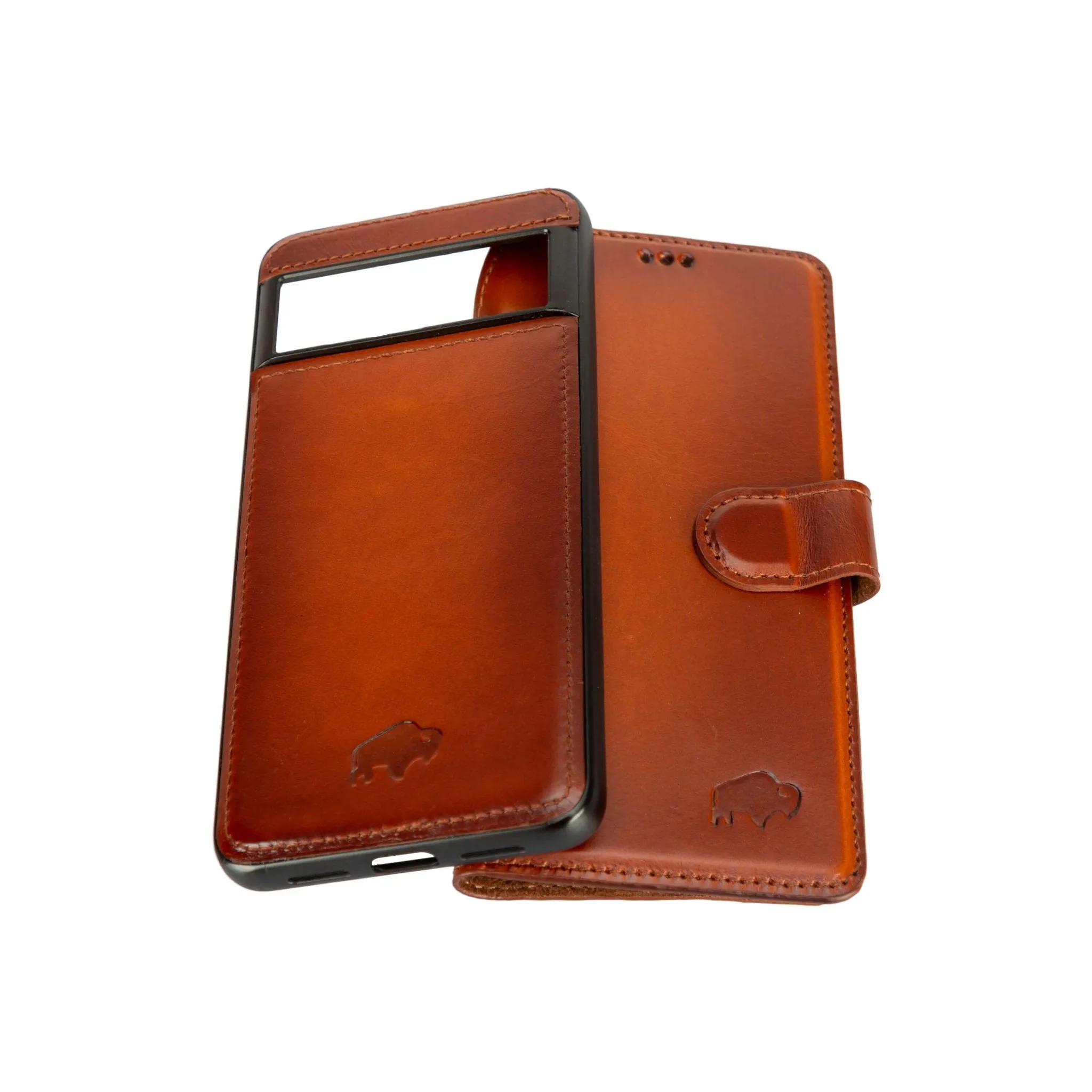 Carter Google Pixel 8 Pro Wallet Case, Burnished Tan