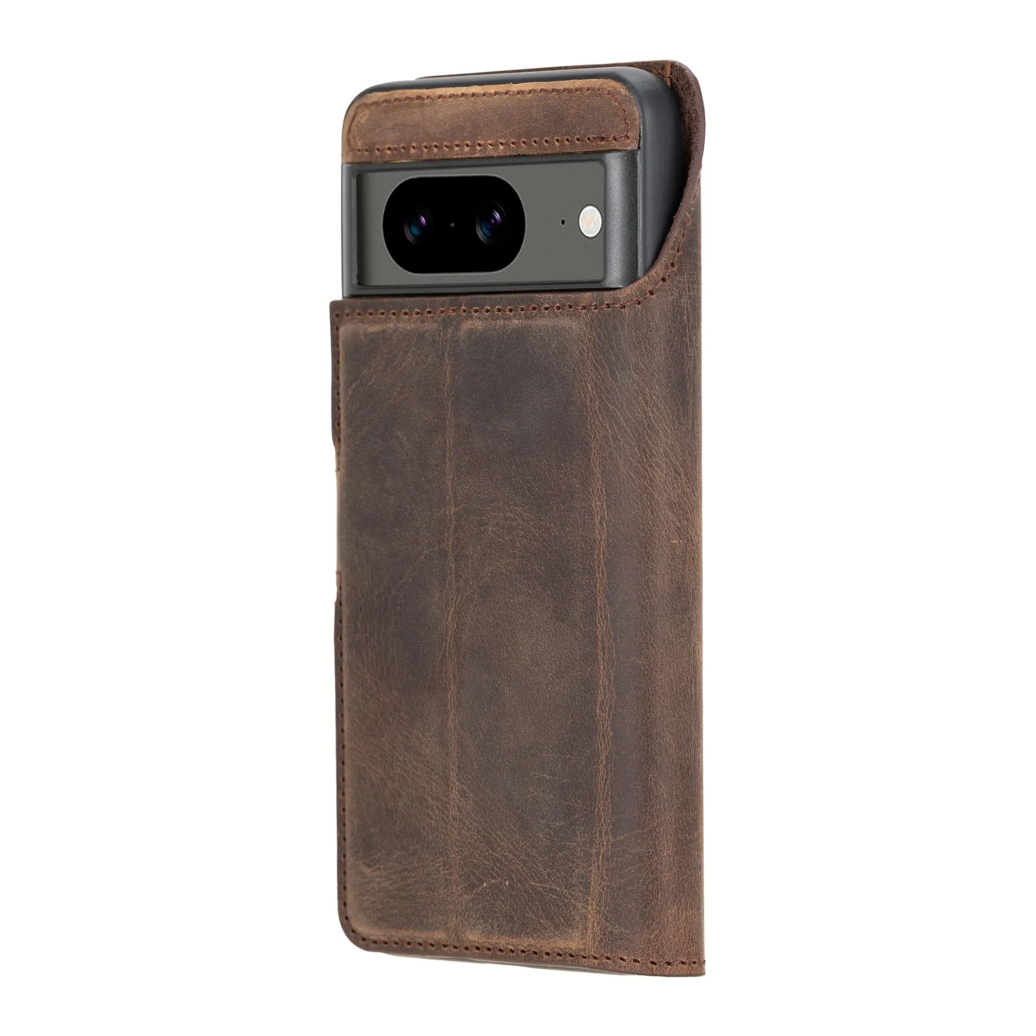 Carter Google Pixel 9 Pro Wallet Case, Distressed Coffee