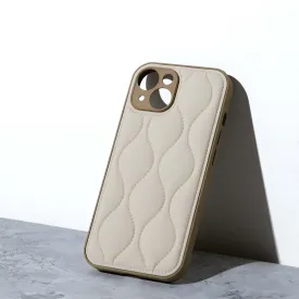 Chokore Patterned Leather Cover (Beige) for iPhone