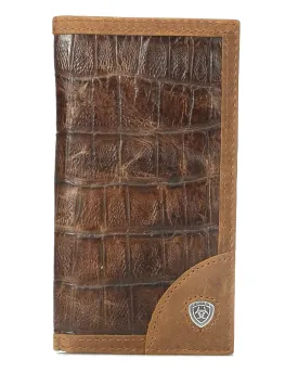 Crocodile Print Rodeo Wallet