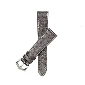 Dark Brown Saffiano Leather Watch Strap