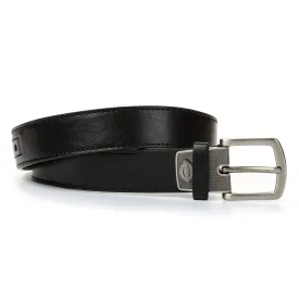 Dickies Men's Leather Industrial Strength Belt - Black