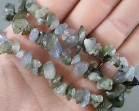 Labradorite Beads Chip Strand 33" Med (G039-1)