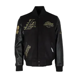 Lakers Black Gold Varsity Jacket - Mens