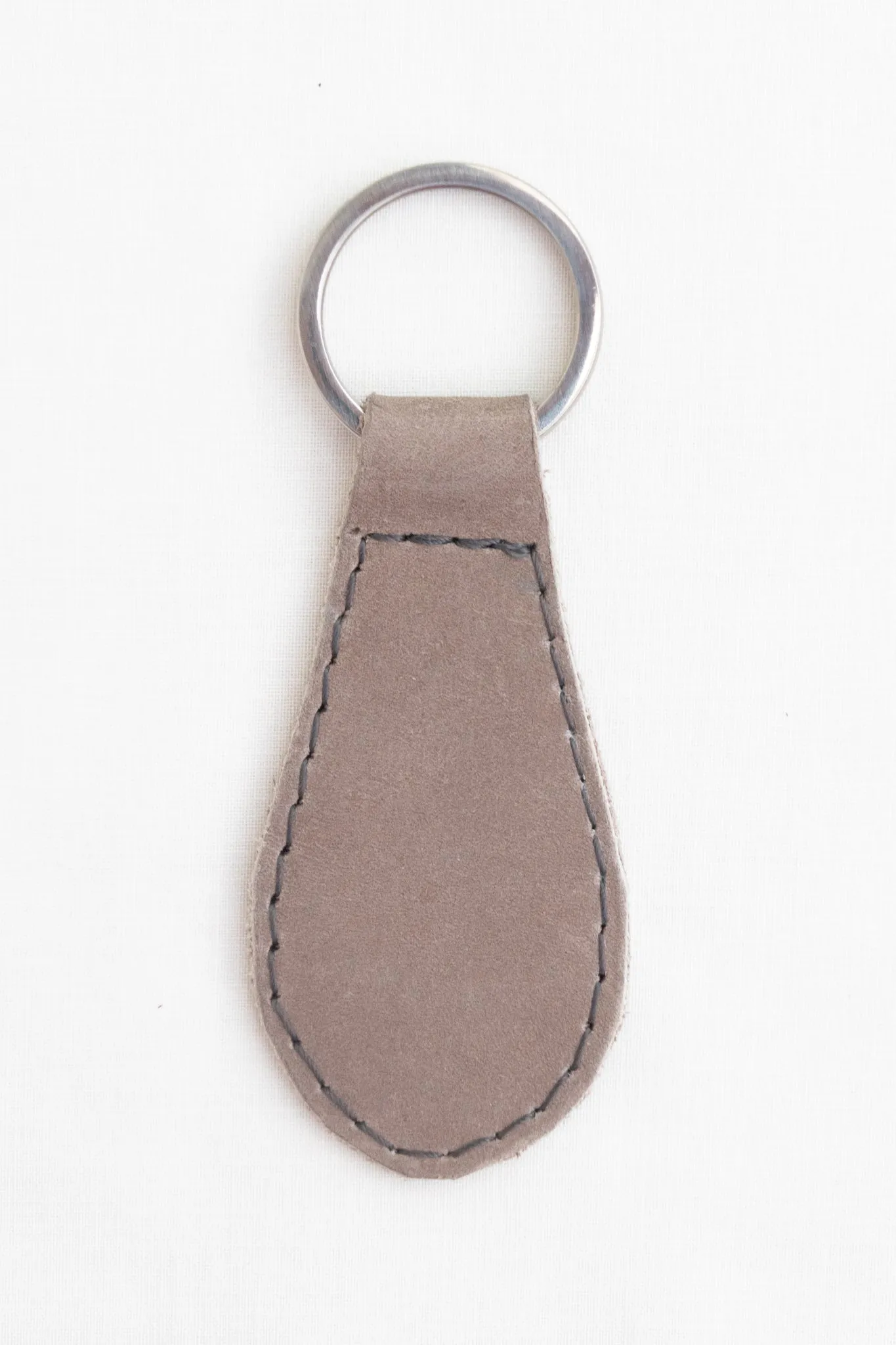 Leather Key Fob, Taupe