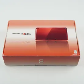 Nintendo 3DS - Flame Red - Complete in Box