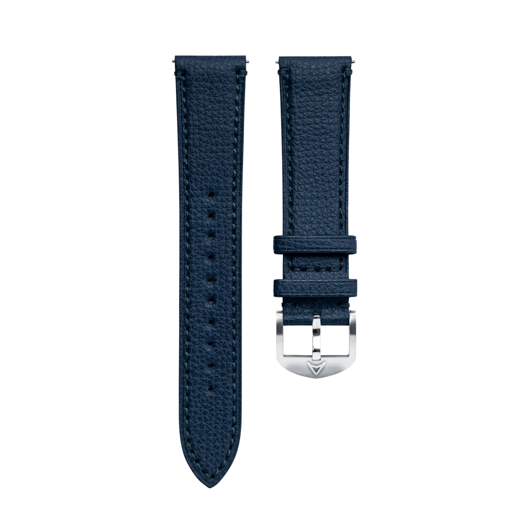 Pilot Blue Granolo Leather Strap