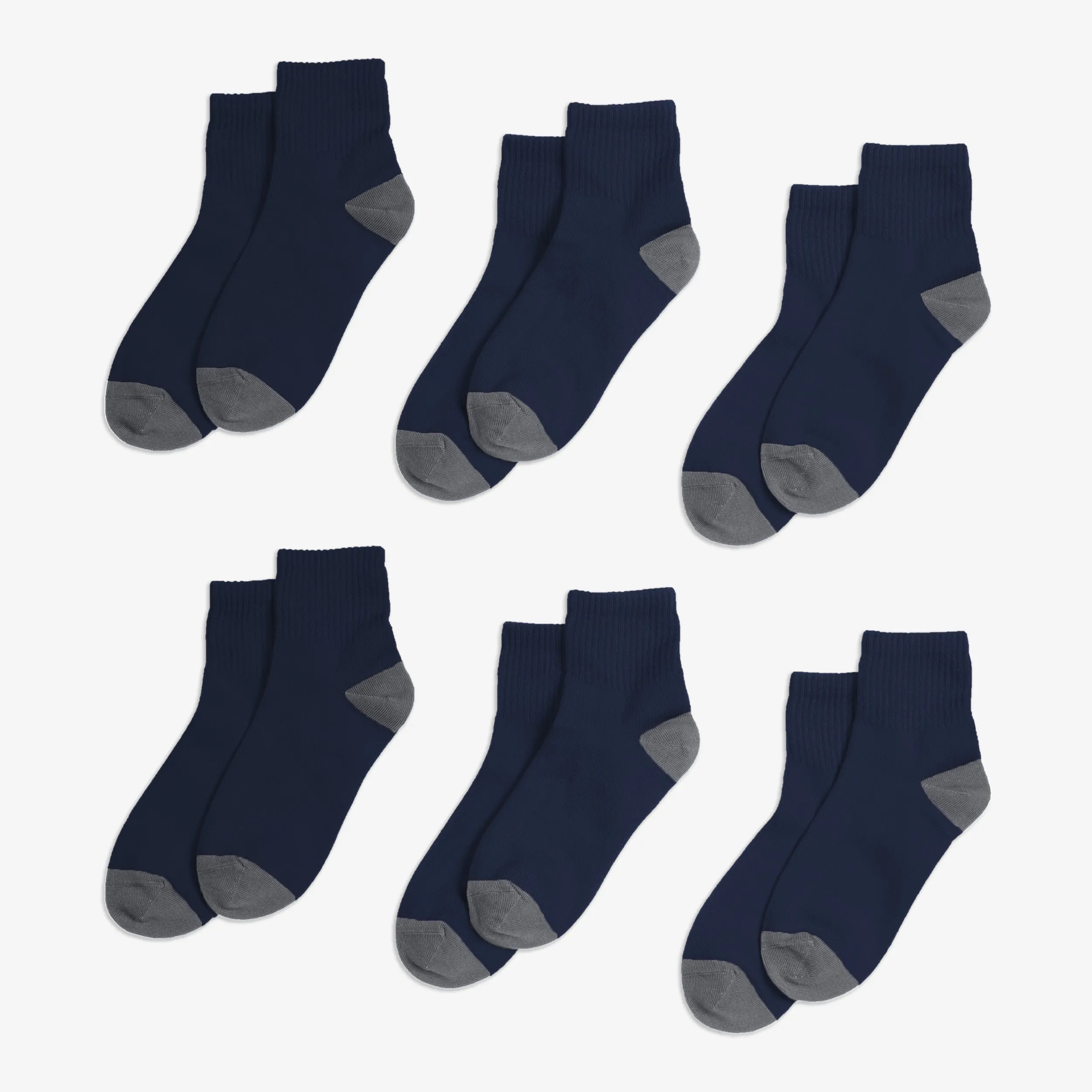 Quarter sock 6-pack