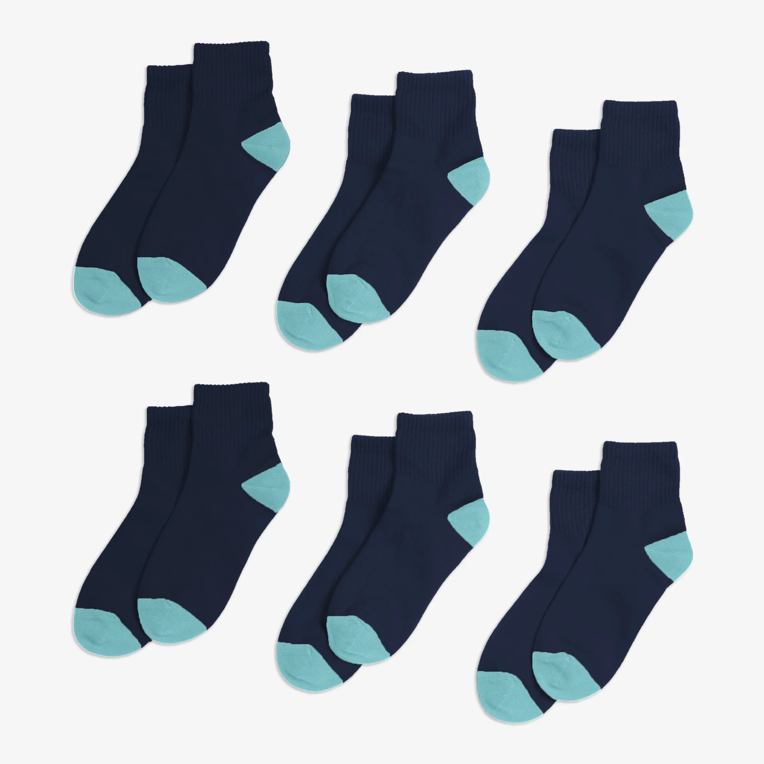 Quarter sock 6-pack