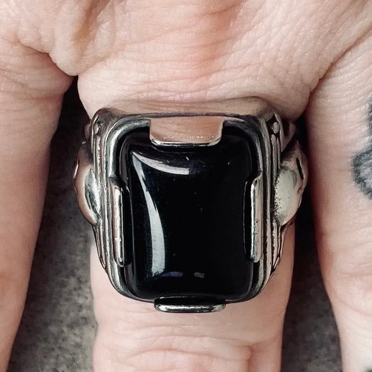 "Black Stone" - Skull  - R253