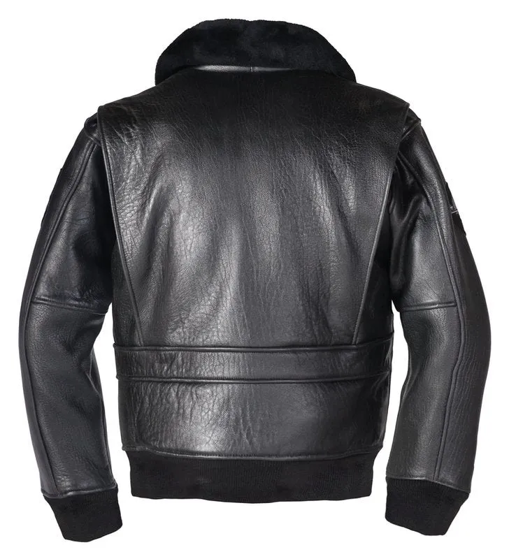 Schott Bros. USS MIDWAY LEATHER JACKET Men’s - BLACK