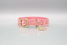 Terra Fiore Rose Leather Collar from Florenze Italy