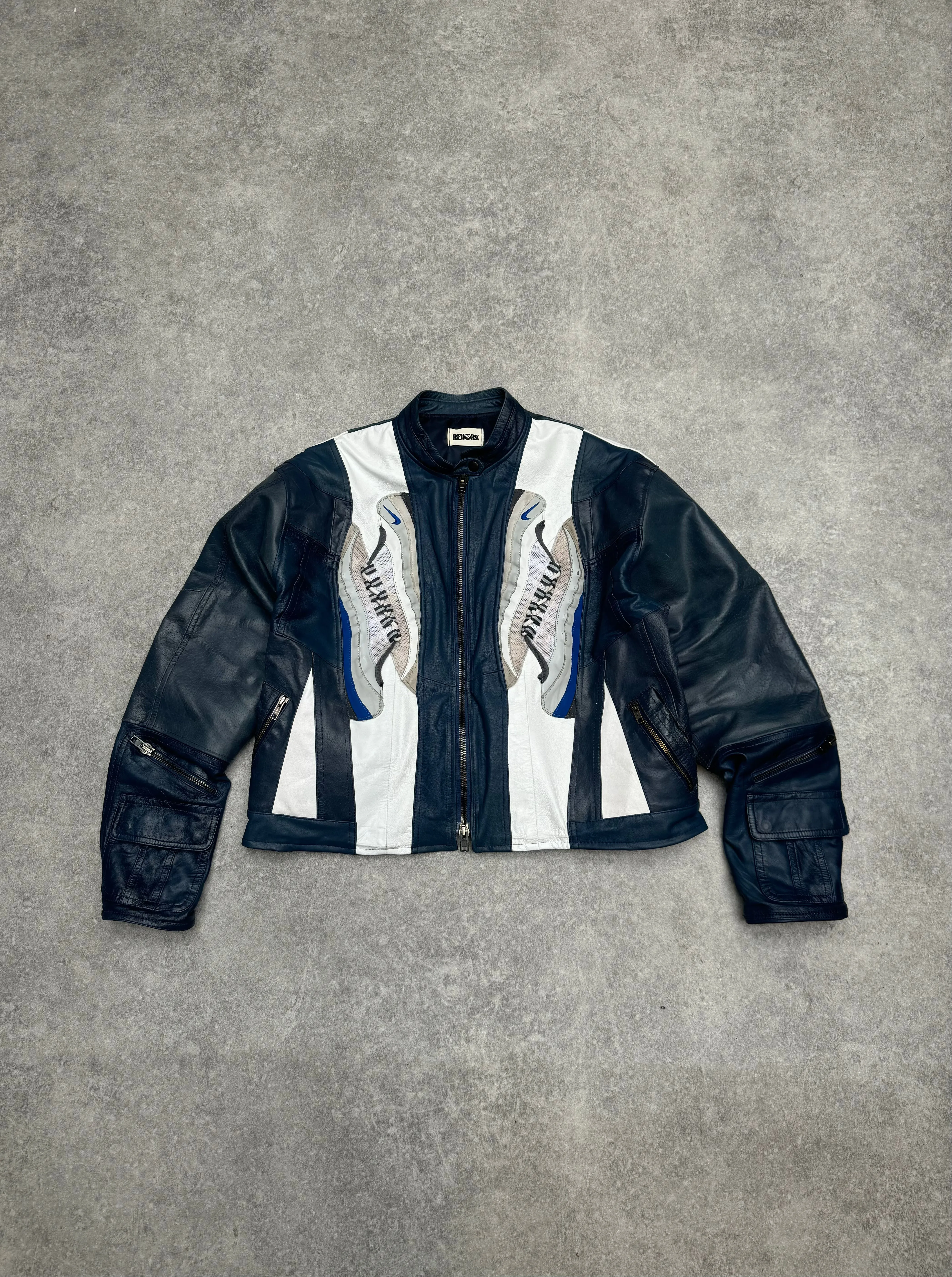 VT Rework: Nike Airmax 95 Panelled Leather Jacket