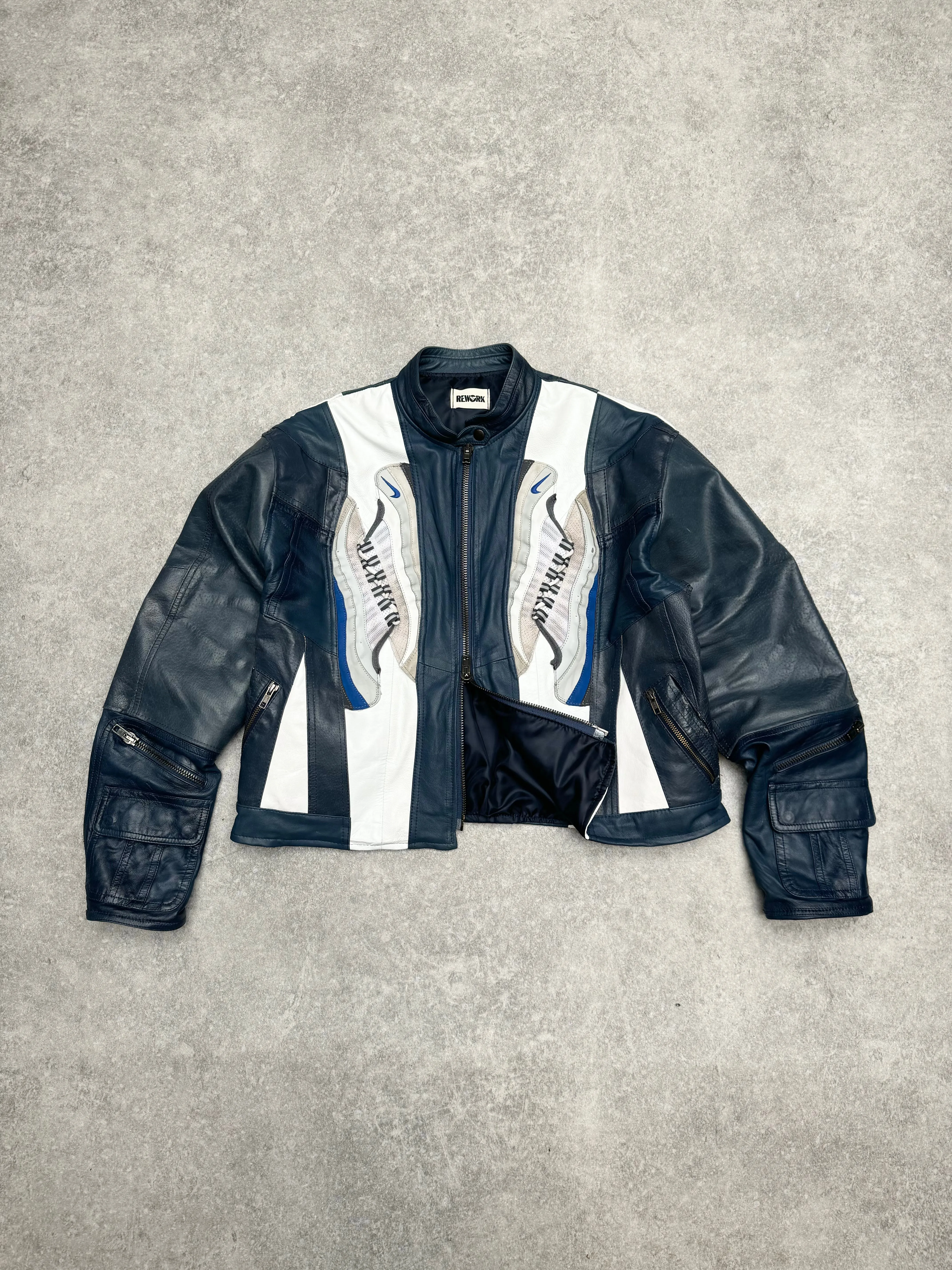 VT Rework: Nike Airmax 95 Panelled Leather Jacket