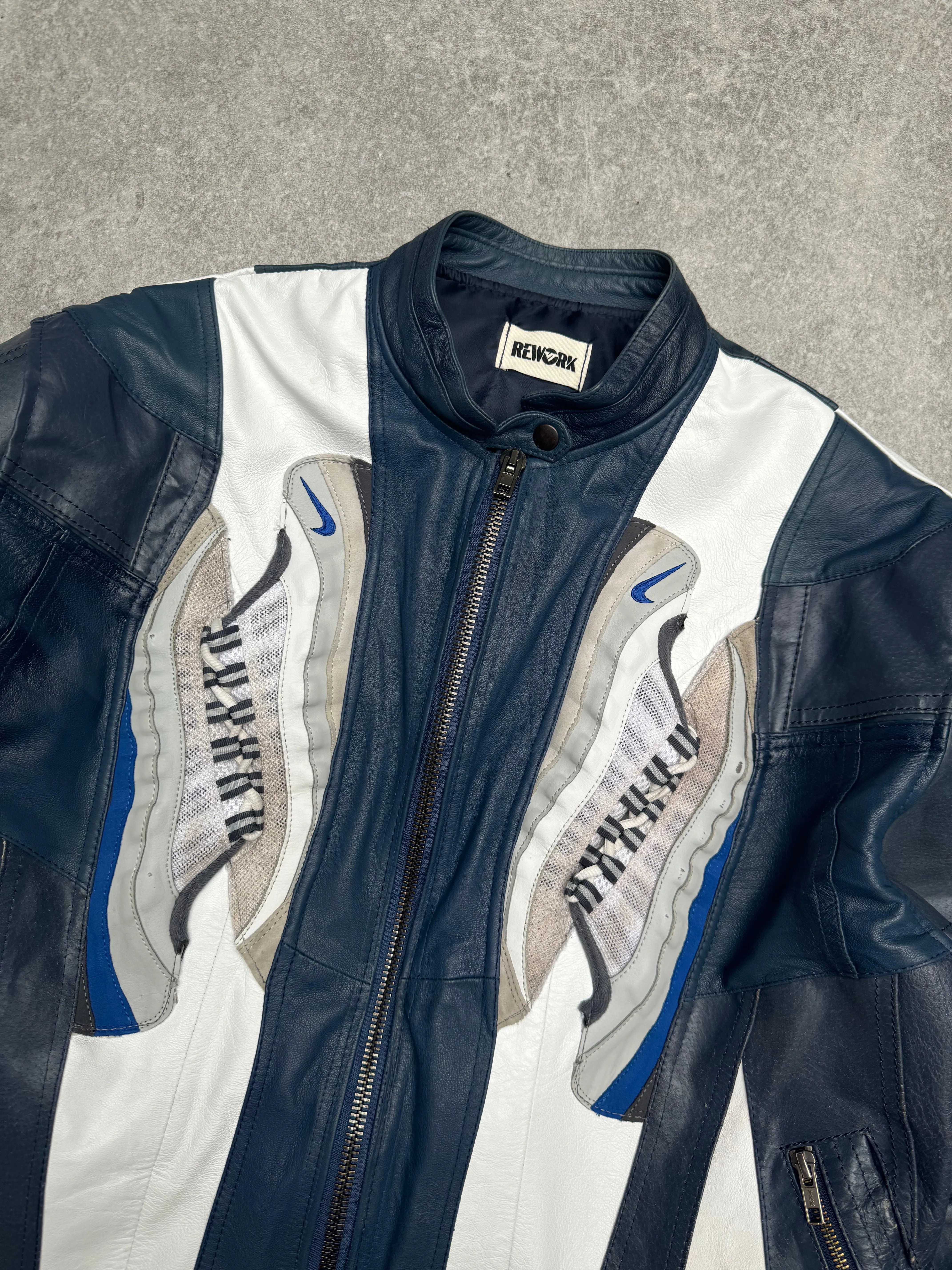 VT Rework: Nike Airmax 95 Panelled Leather Jacket